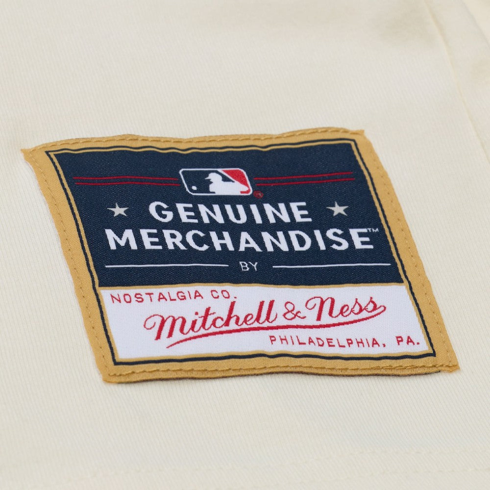 Seattle Mariners Mitchell & Ness Women's Boyfriend Raglan T-Shirt - Cream T-shirts