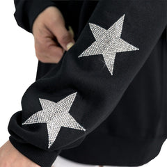 Kansas City Chiefs Gameday Couture Women's Velocity Relaxed Rhinestone Pullover Sweatshirt - Black Pullover