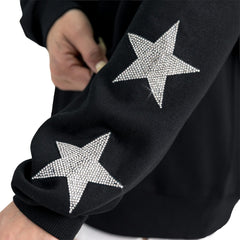 Tampa Bay Buccaneers Gameday Couture Women's Velocity Relaxed Rhinestone Pullover Sweatshirt - Black Pullover