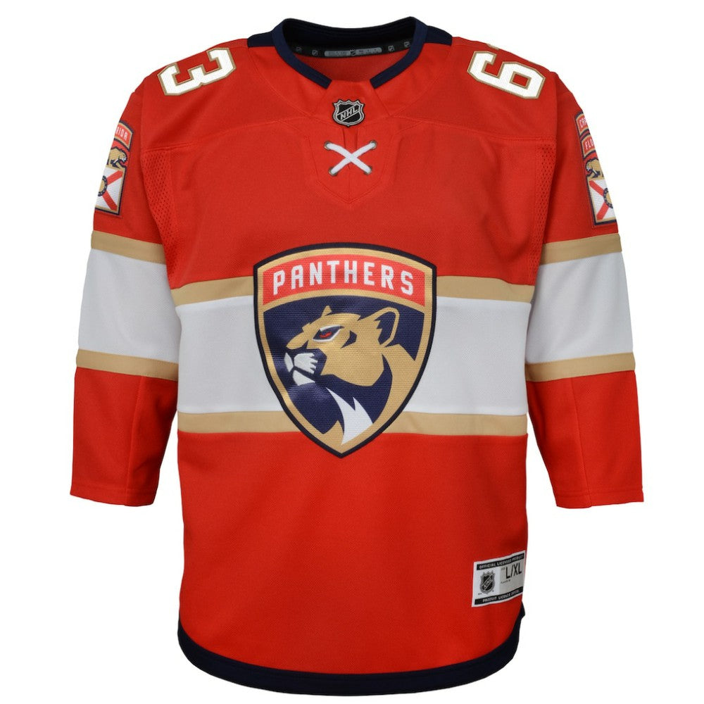 Brad Marchand Florida Panthers Outerstuff Youth Premier Player Jersey - Red | US 203319986