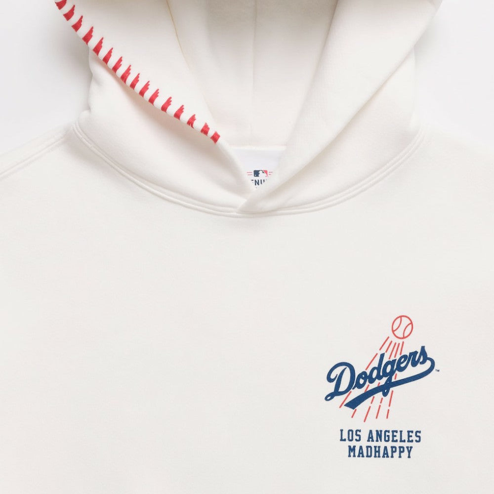 Los Angeles Dodgers Madhappy x MLB Unisex Heavyweight Fleece Hoodie - White Hoodies