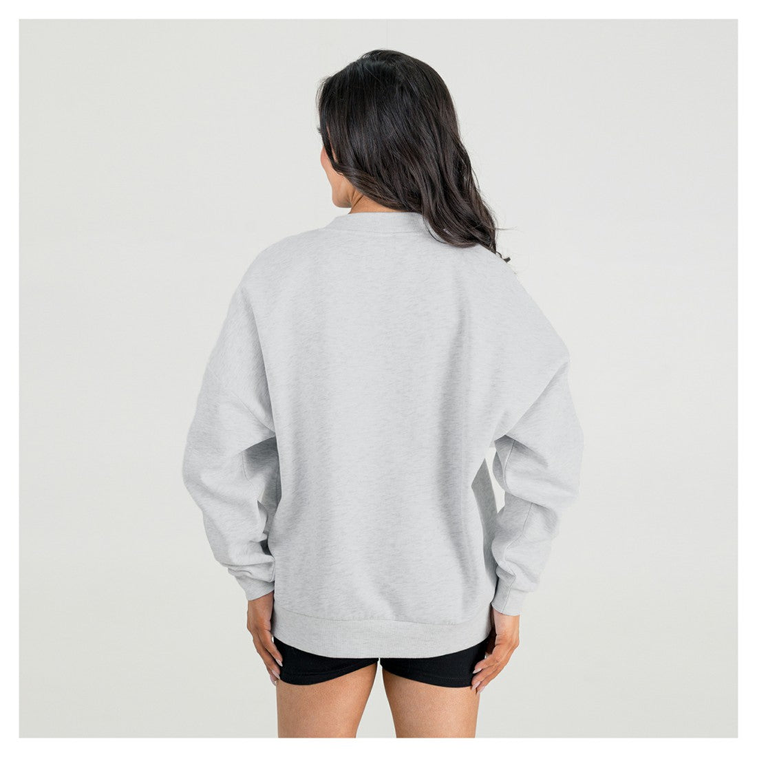 Tampa Bay Buccaneers Gameday Couture Women's Fierce Focus Premium Oversized Fleece Pullover Sweatshirt - Ash Pullover