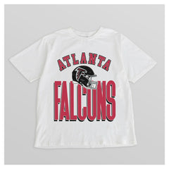 Atlanta Falcons Gameday Couture Women's Oversized Classic Fierce Focus T-Shirt - White T-shirts