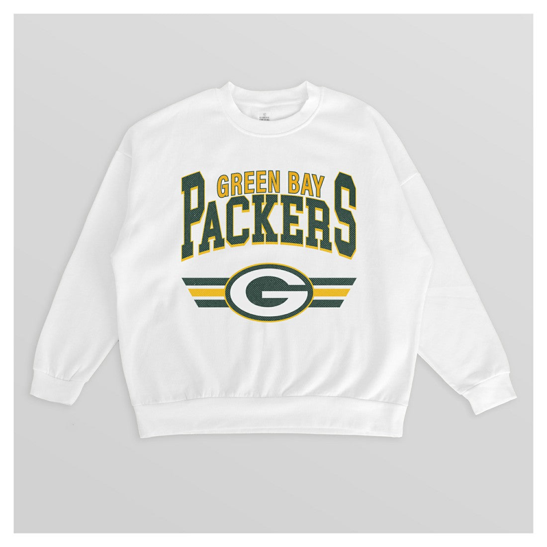 Green Bay Packers Gameday Couture Women's Swift Strike Premium Oversized Fleece Pullover Sweatshirt - White Pullover