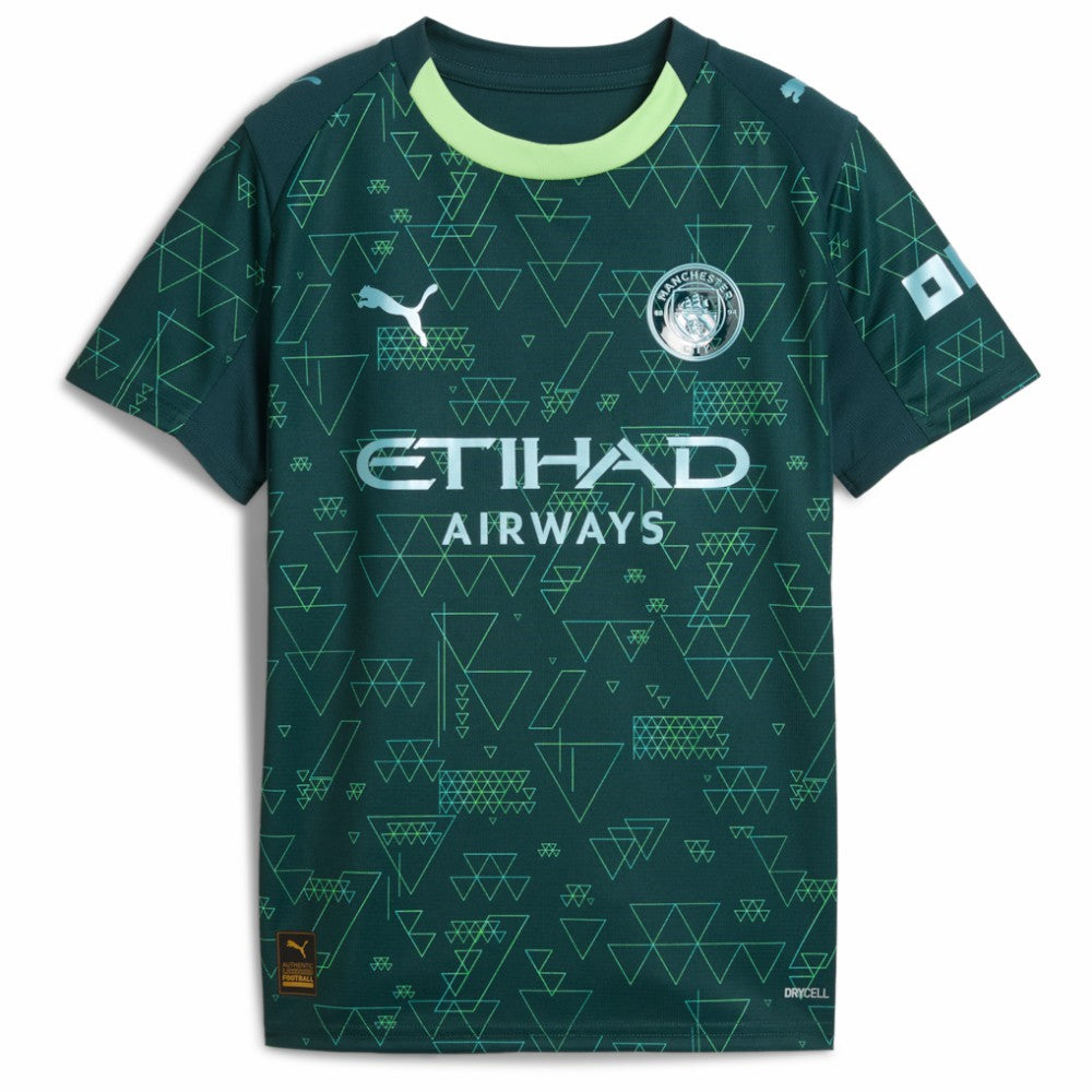 Manchester City x EA SPORTS FC Youth 2025/26 Fourth Jersey Green - Puma on sale
