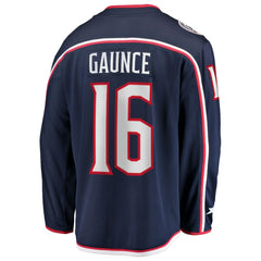 Brendan Gaunce Columbus Blue Jackets Fanatics Home Breakaway Jersey - Navy | US 203322872