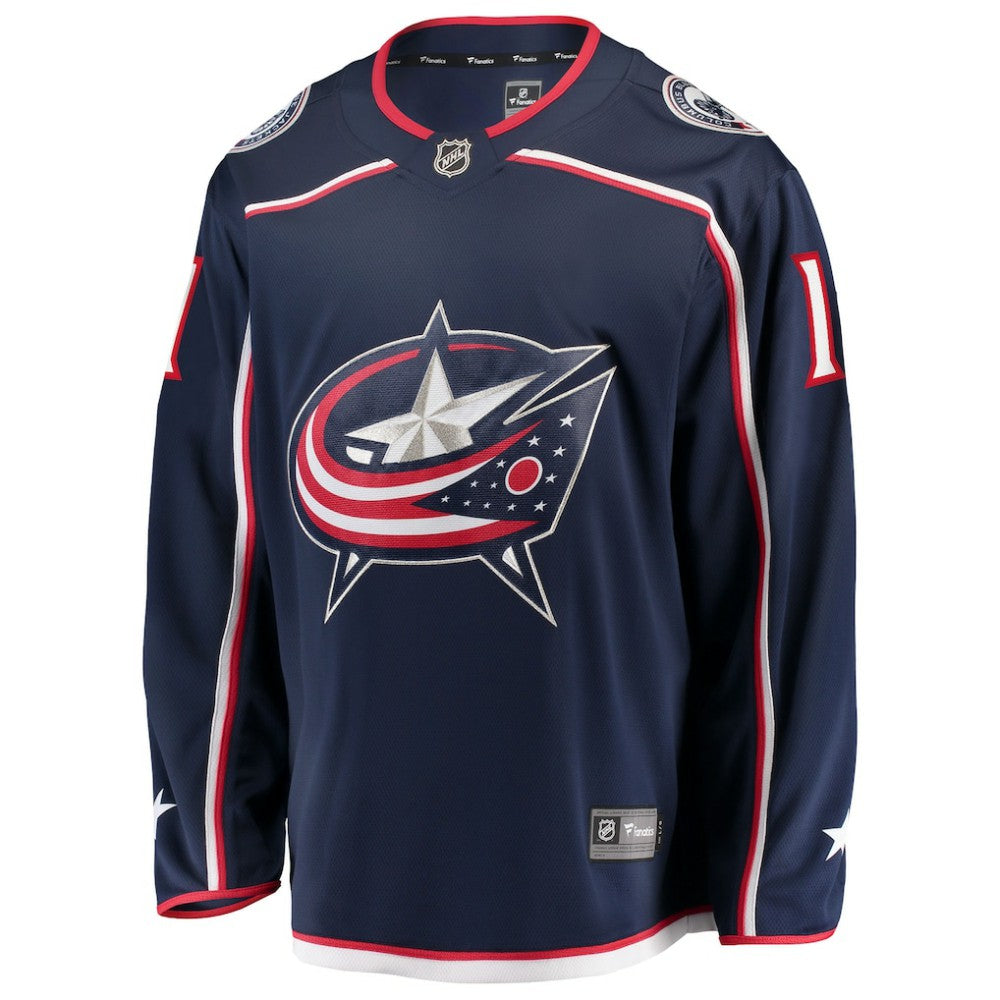 Miles Wood Columbus Blue Jackets Fanatics Home Breakaway Jersey - Navy | US 203322874