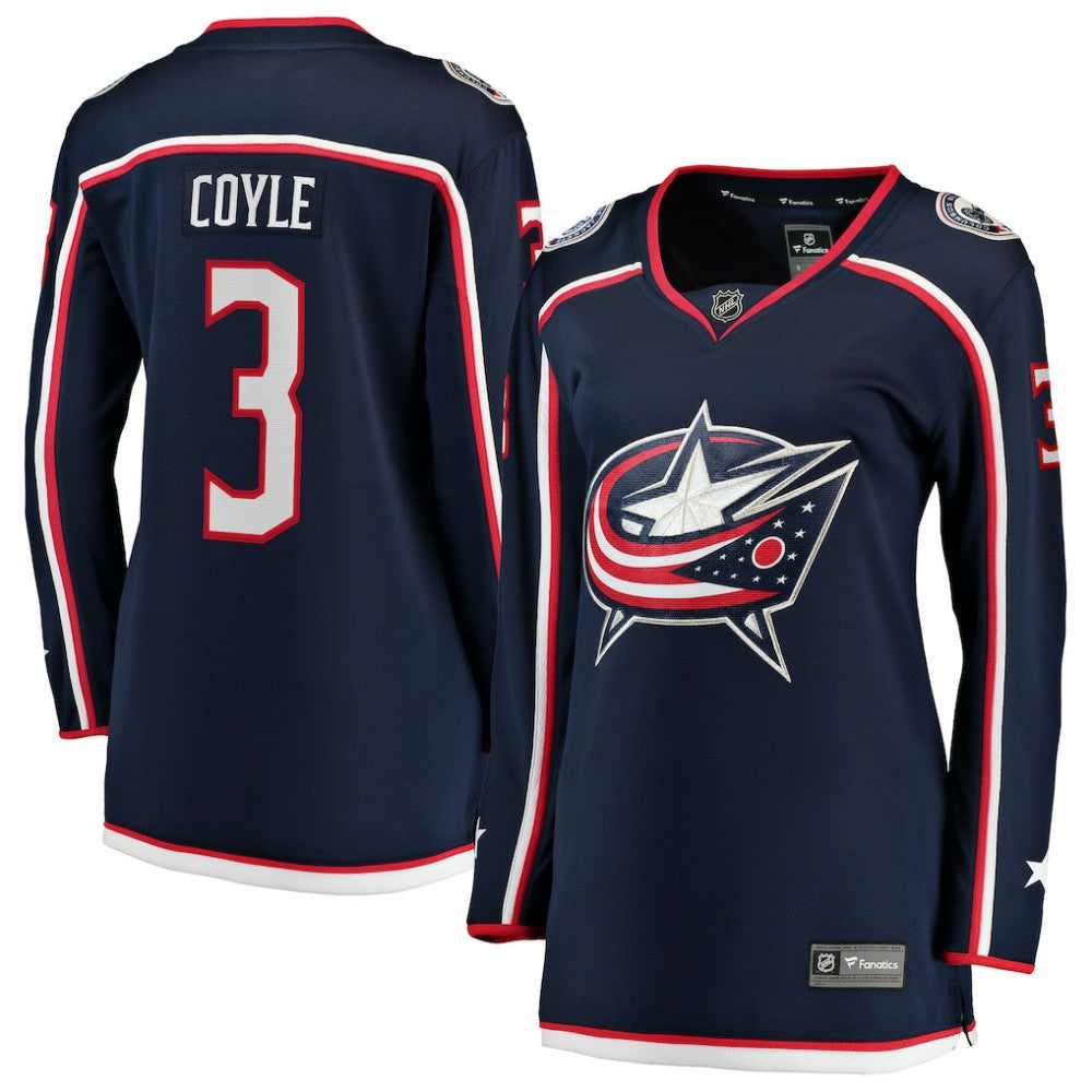 Charlie Coyle Columbus Blue Jackets Fanatics Women's Home Breakaway Jersey - Navy | US 203322903