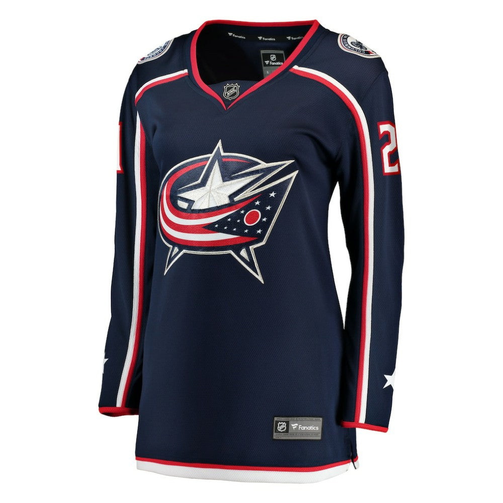 Isac Lundestrom Columbus Blue Jackets Fanatics Women's Home Breakaway Jersey - Navy | US 203322911