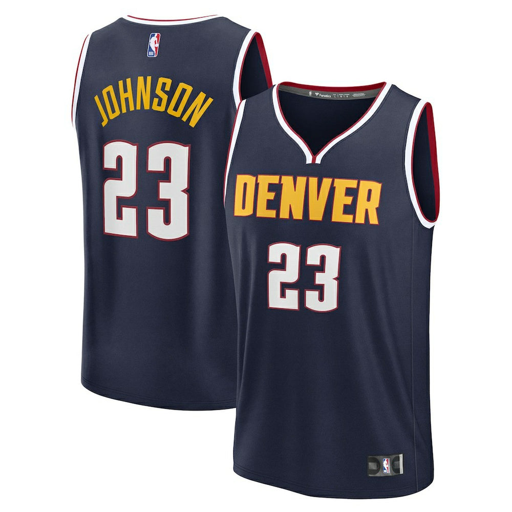 Cameron Johnson Denver Nuggets Youth Fast Break Replica Jersey Navy Icon Edition - Fanatics