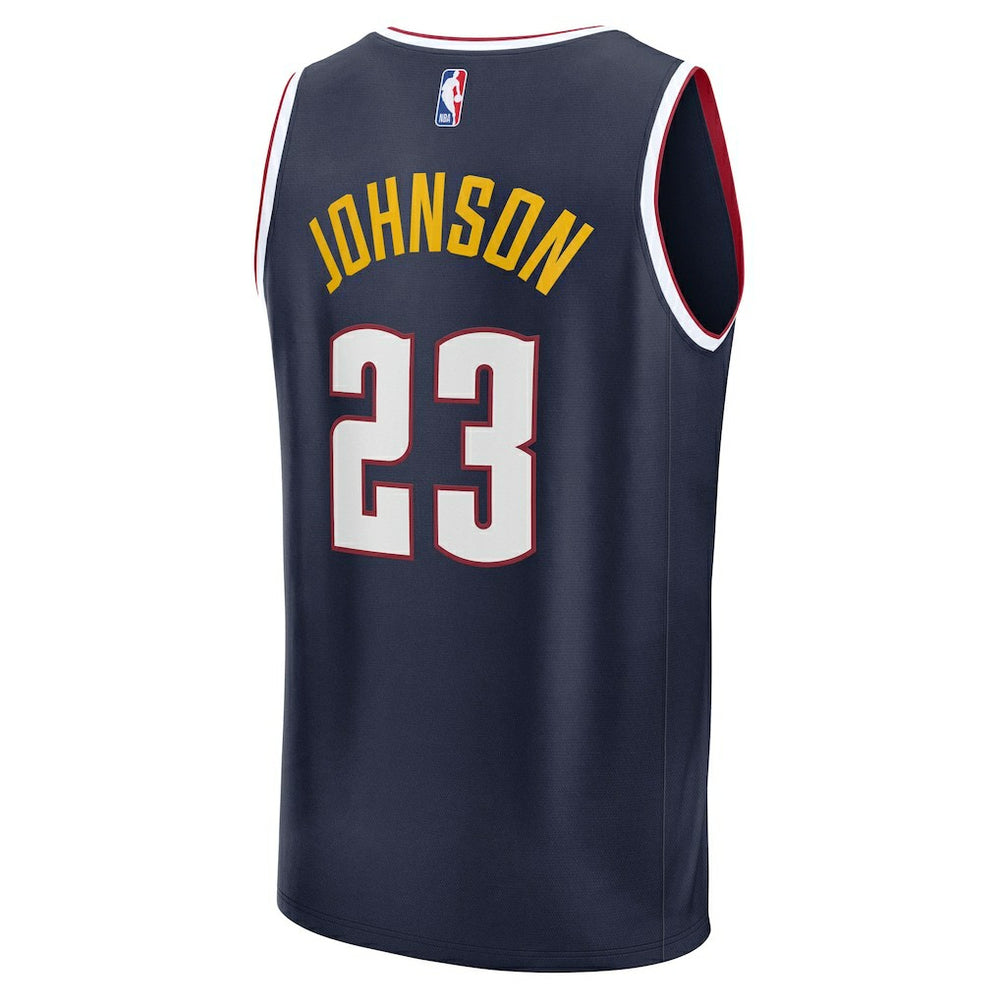 Cameron Johnson Denver Nuggets Youth Fast Break Replica Jersey Navy Icon Edition - Fanatics