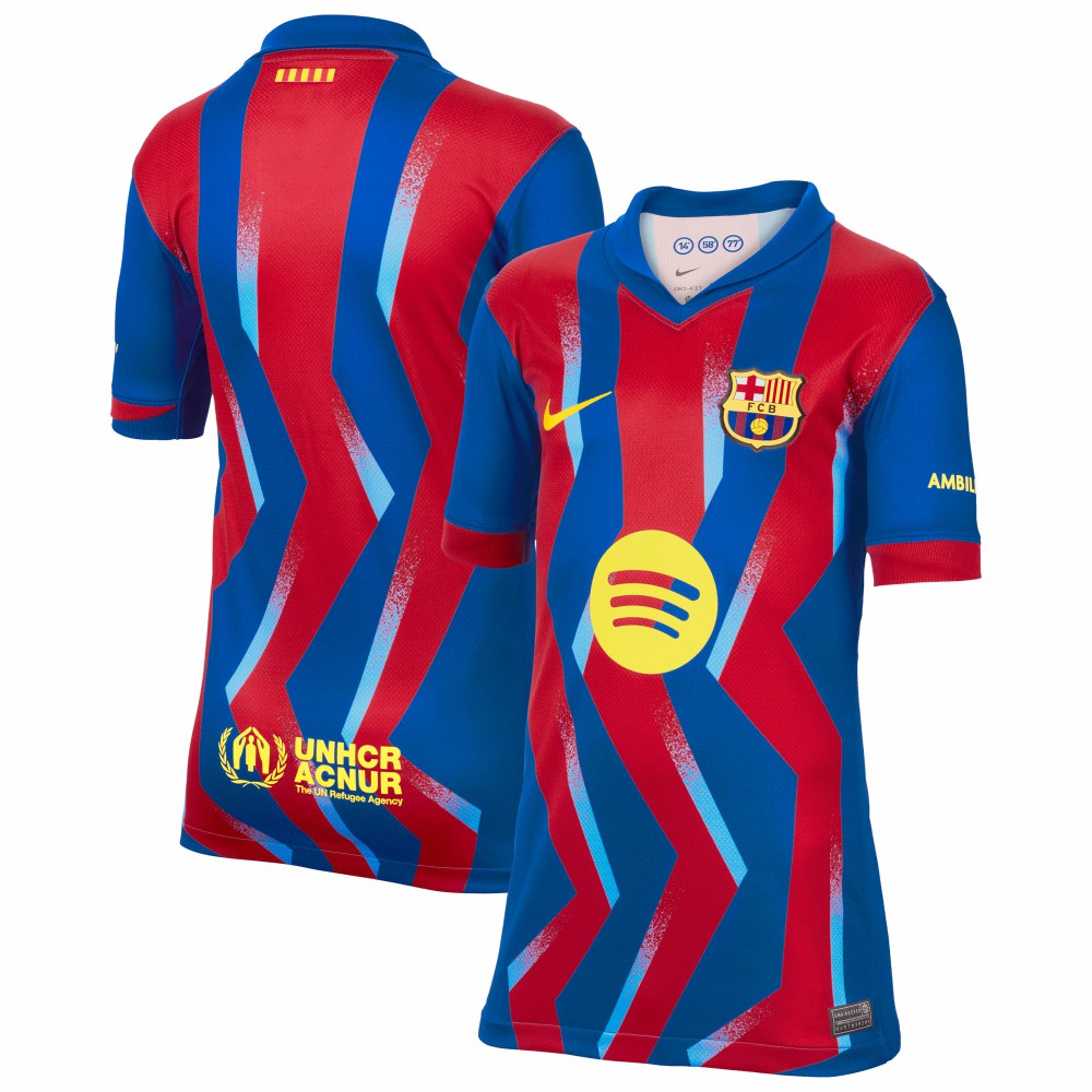 Barcelona Youth 2025/26 Fourth Replica Jersey Blue - Nike sale
