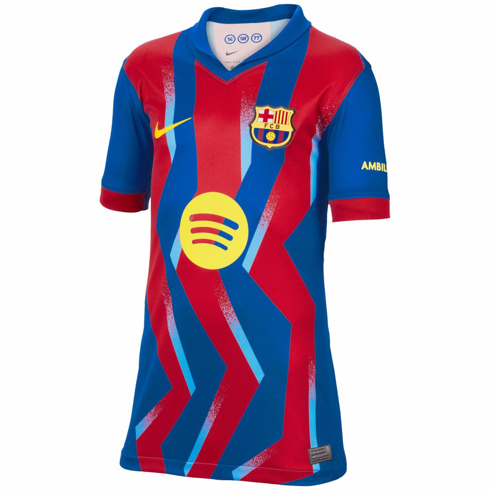 Barcelona Youth 2025/26 Fourth Replica Jersey Blue - Nike sale