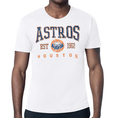 Houston Astros Starter Distressed Logo T-Shirt - White T-shirts