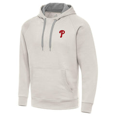 Philadelphia Phillies Antigua Victory Pullover Hoodie - Cream Hoodies