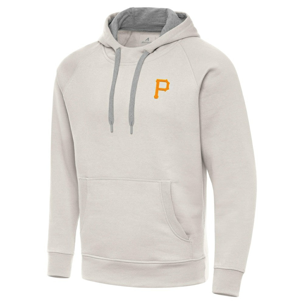 Pittsburgh Pirates Antigua Victory Pullover Hoodie - Cream Hoodies