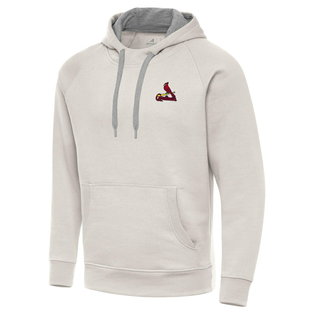 St. Louis Cardinals Antigua Victory Pullover Hoodie - Cream Hoodies