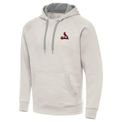 St. Louis Cardinals Antigua Victory Pullover Hoodie - Cream Hoodies