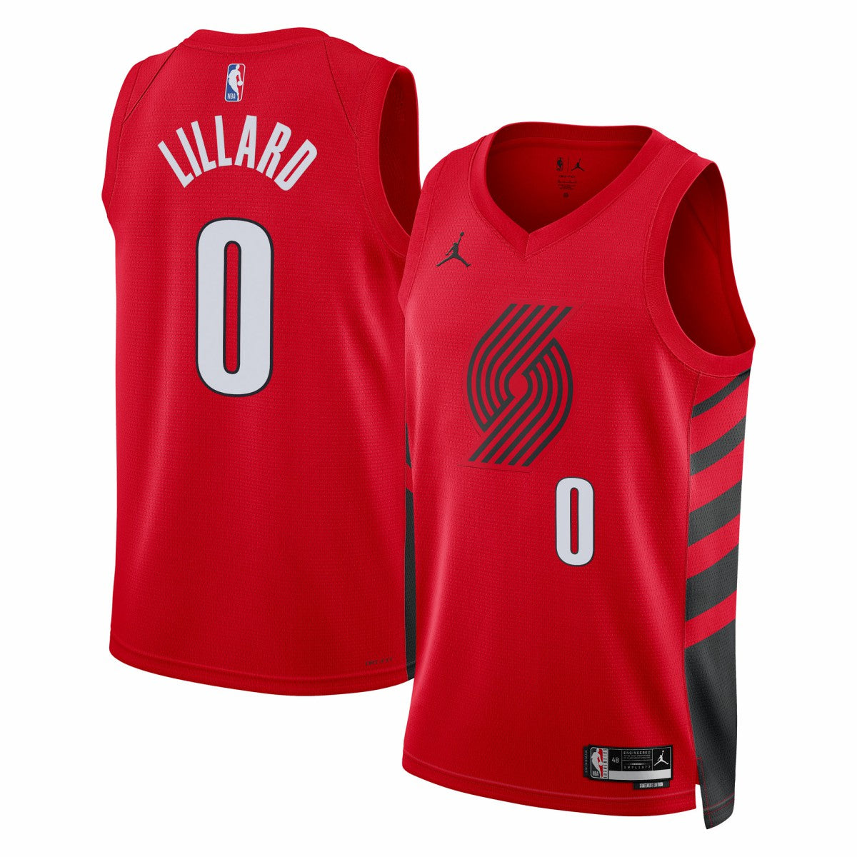 Damian Lillard Portland Trail Blazers Jordan Brand Unisex Swingman Jersey Red Statement Edition