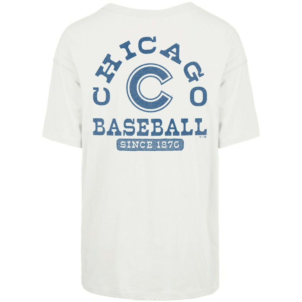 Chicago Cubs '47 Women's Back Canyon Sadie T-Shirt - Natural T-shirts