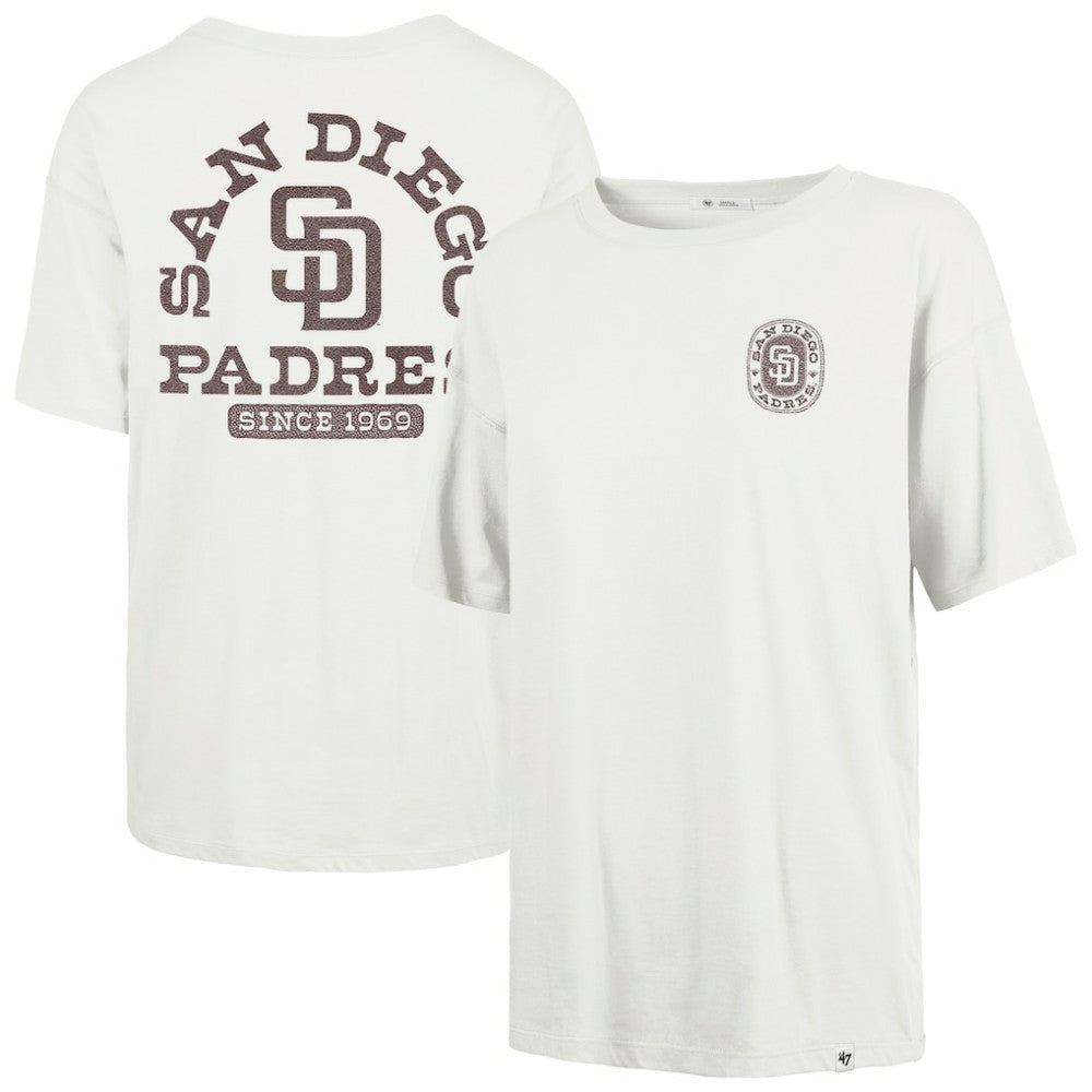 San Diego Padres '47 Women's Back Canyon Sadie T-Shirt - Natural T-shirts
