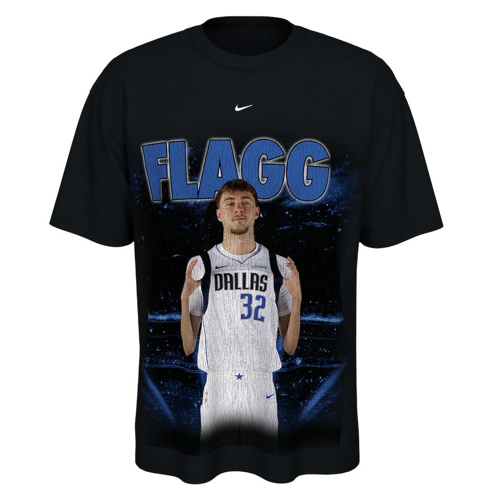Cooper Flagg Dallas Mavericks Unisex New Faces x New Places T-Shirt Black - Nike