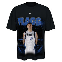 Cooper Flagg Dallas Mavericks Unisex New Faces x New Places T-Shirt Black - Nike