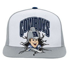 Dallas Cowboys Youth Team Mascot Snapback Hat - Gray Hats