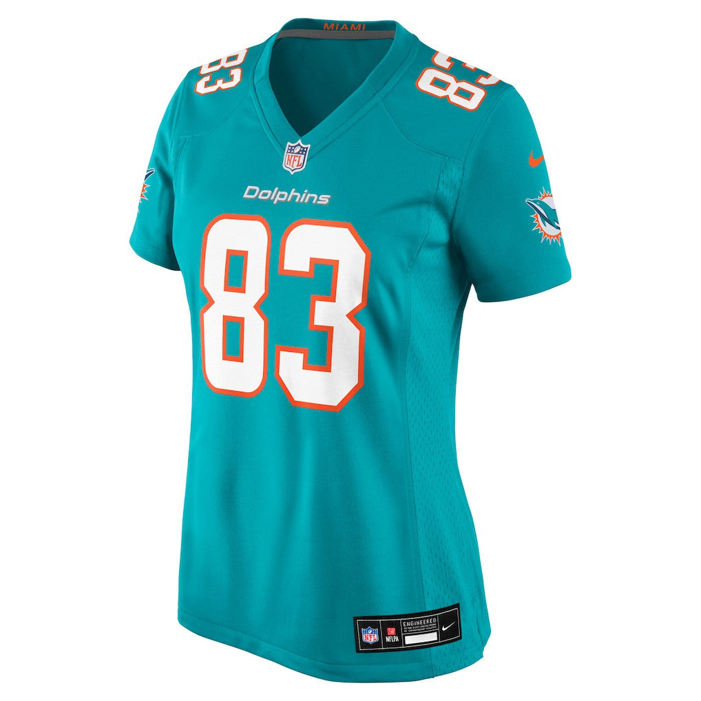 Darren Waller Miami Dolphins Women's Team Game Jersey - Aqua Jerseys
