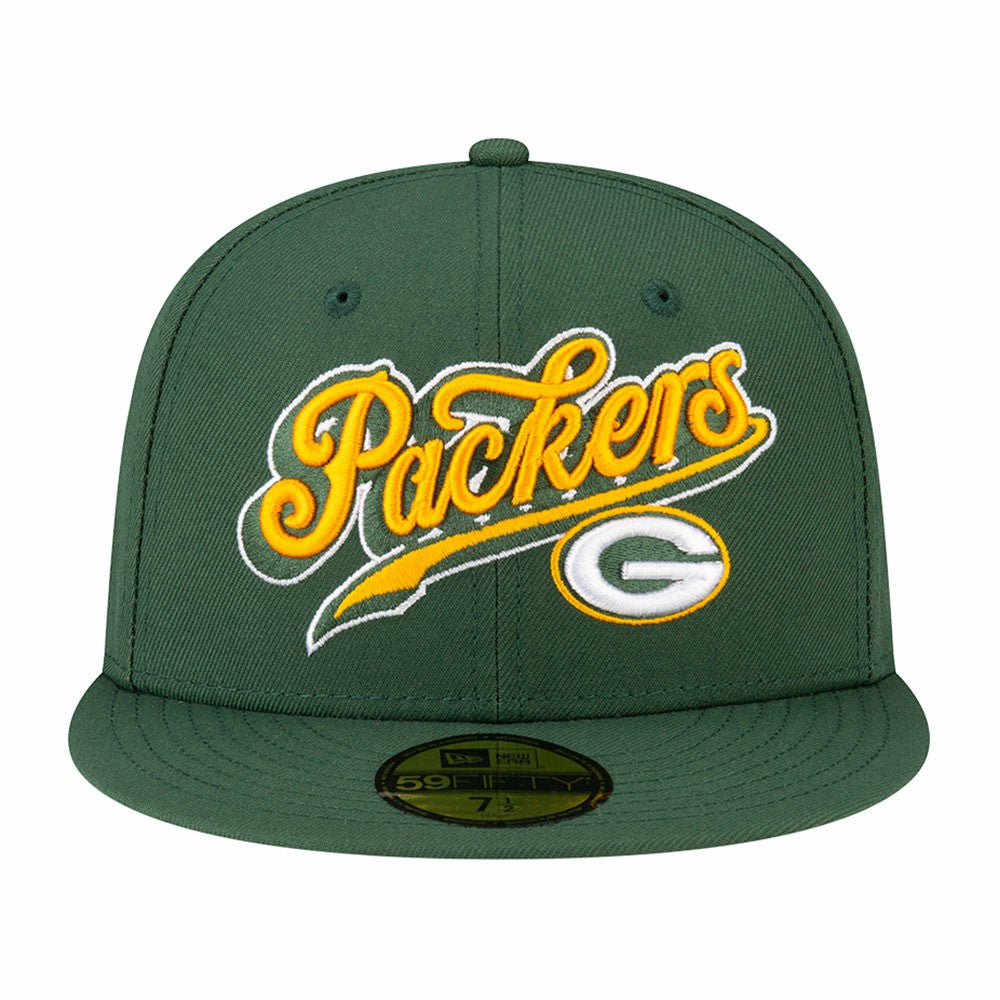 Green Bay Packers New Era Born x Raised 59FIFTY Fitted Hat - Green Hats