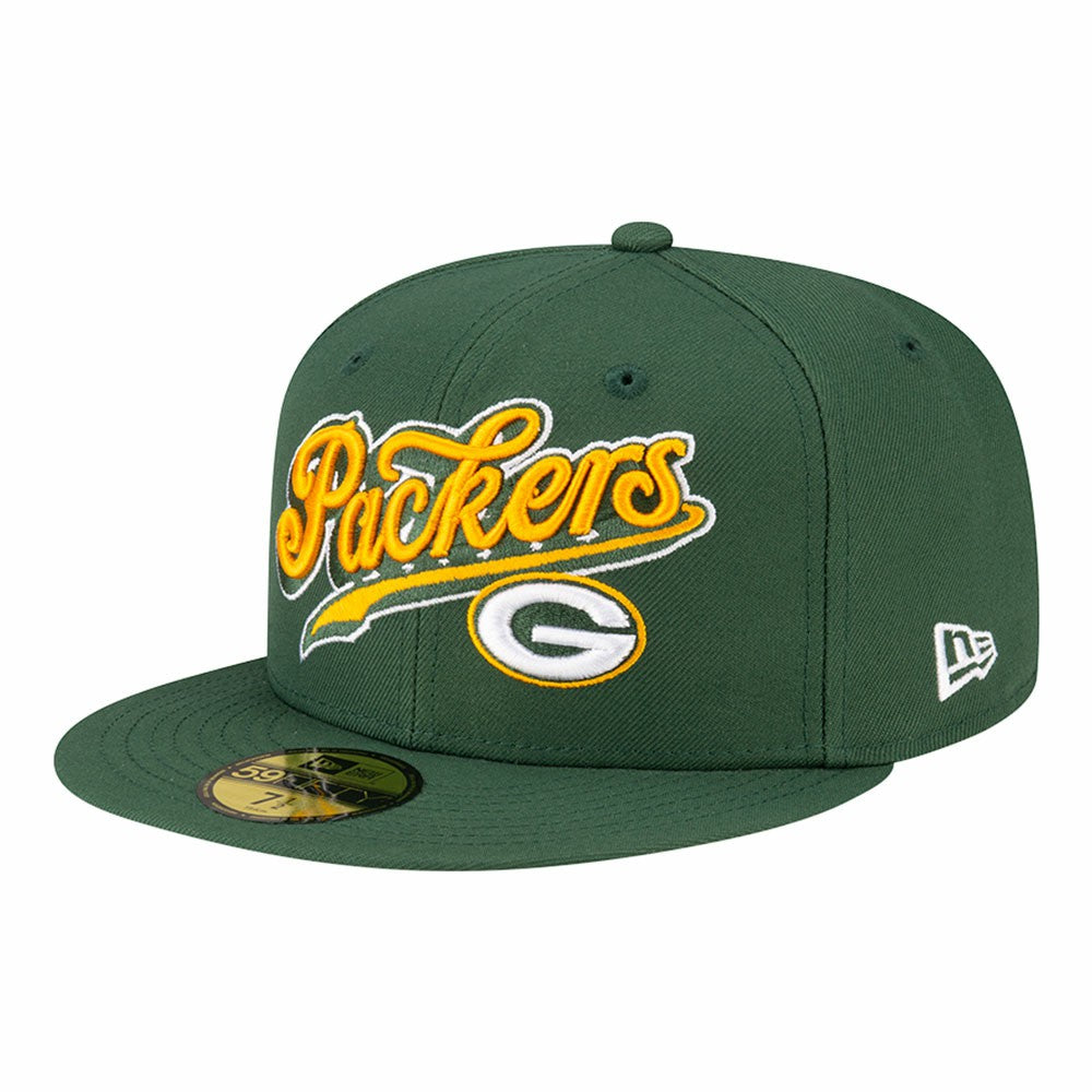 Green Bay Packers New Era Born x Raised 59FIFTY Fitted Hat - Green Hats