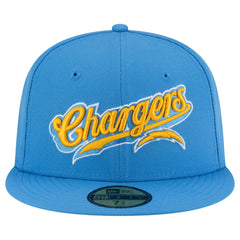 Los Angeles Chargers New Era Born x Raised 59FIFTY Fitted Hat - Powder Blue Hats