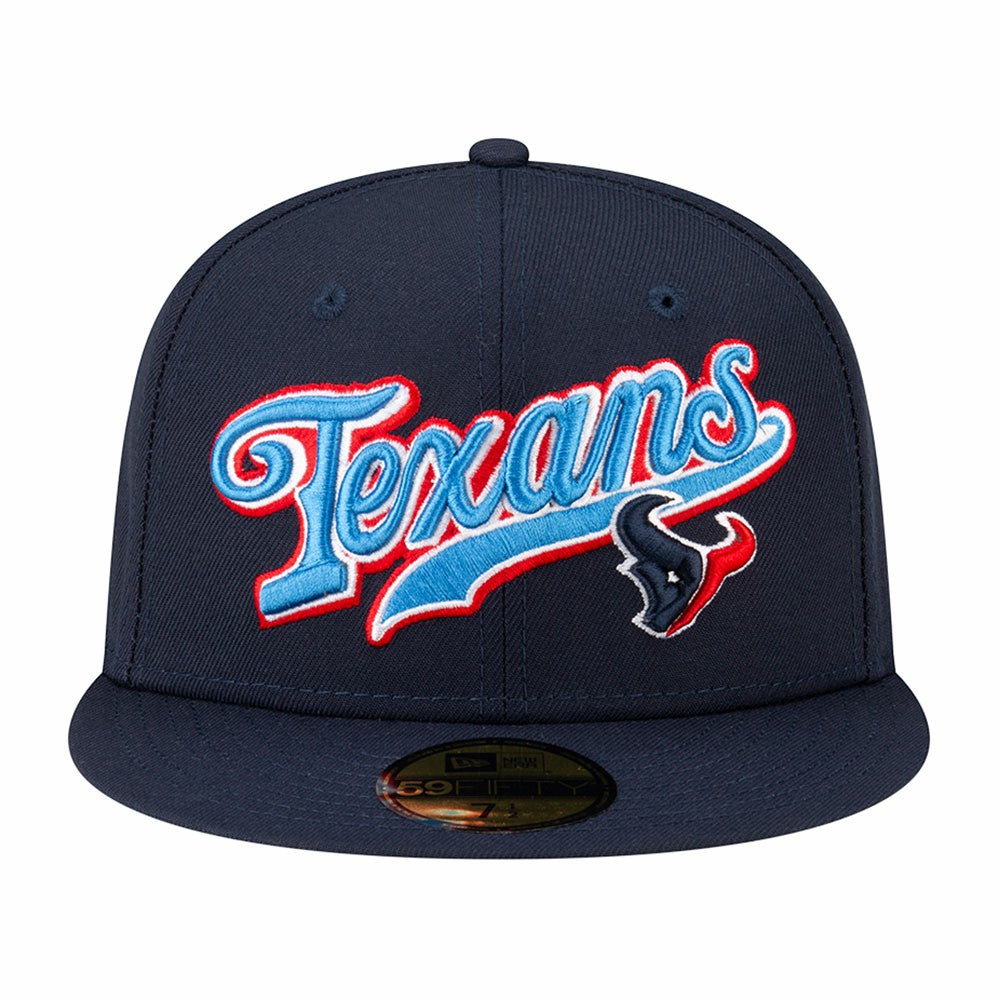 Houston Texans New Era Born x Raised 59FIFTY Fitted Hat - Navy Hats