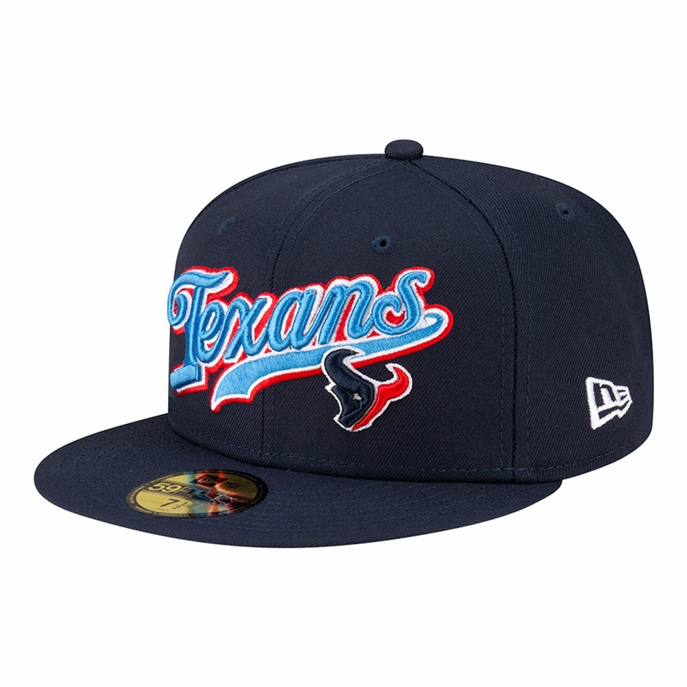 Houston Texans New Era Born x Raised 59FIFTY Fitted Hat - Navy Hats
