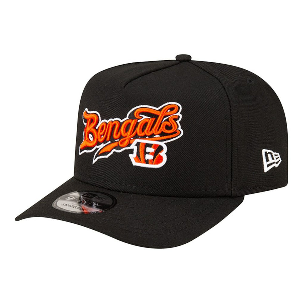 Cincinnati Bengals New Era Born x Raised A-Frame 9FIFTY Snapback Hat - Black Hats