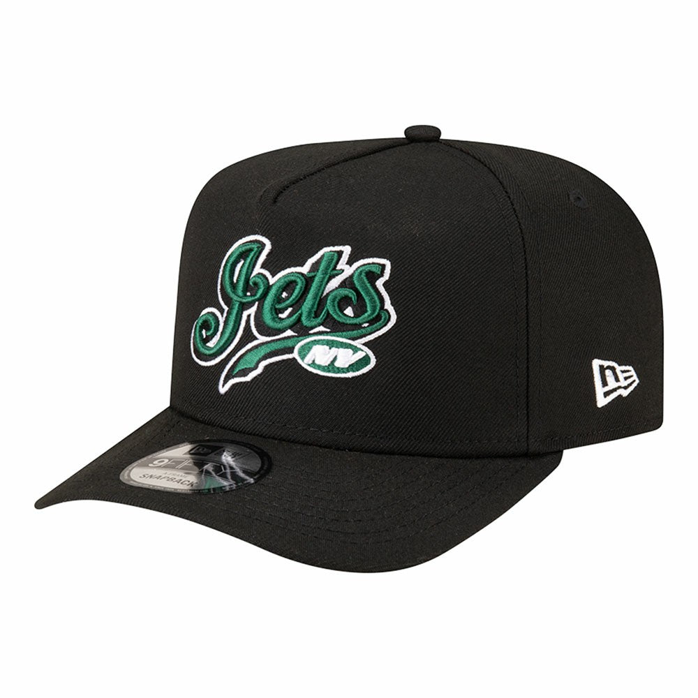 New York Jets New Era Born x Raised A-Frame 9FIFTY Snapback Hat - Black Hats