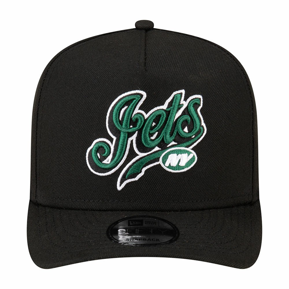 New York Jets New Era Born x Raised A-Frame 9FIFTY Snapback Hat - Black Hats