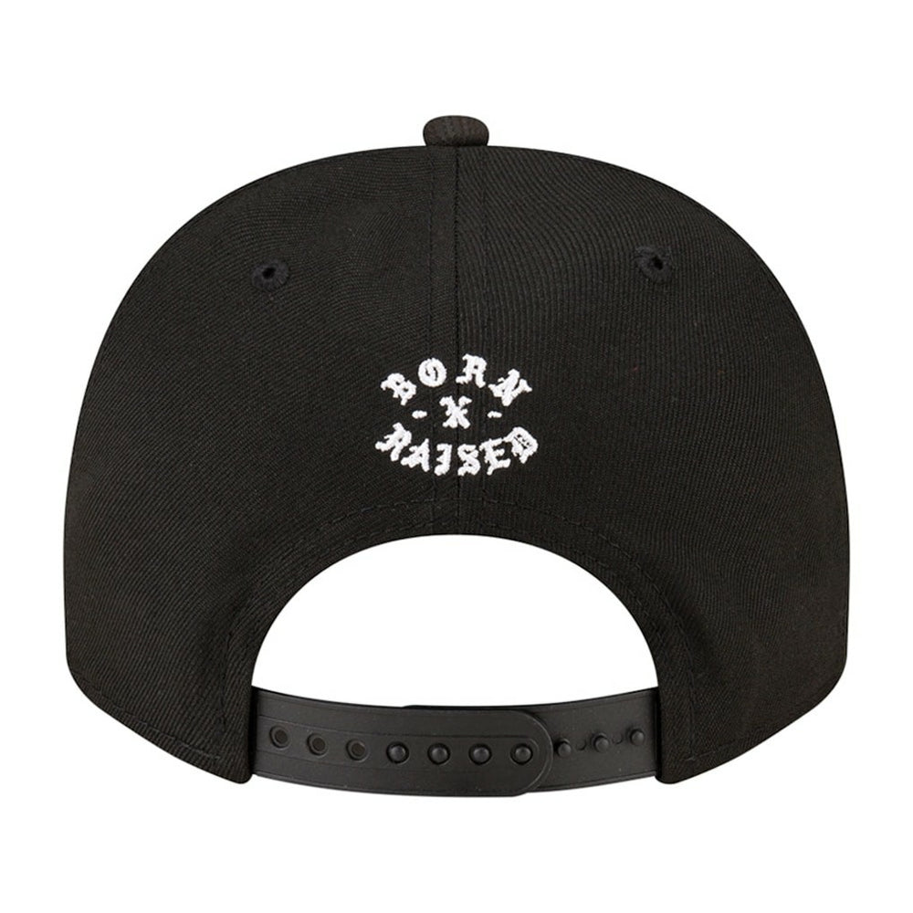 New Orleans Saints New Era Born x Raised A-Frame 9FIFTY Snapback Hat - Black Hats