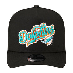 Miami Dolphins New Era Born x Raised A-Frame 9FIFTY Snapback Hat - Black Hats