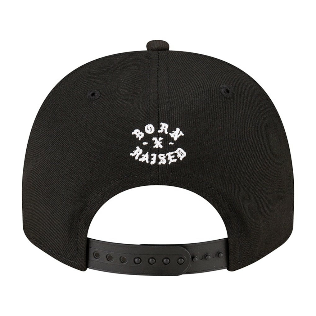 Miami Dolphins New Era Born x Raised A-Frame 9FIFTY Snapback Hat - Black Hats