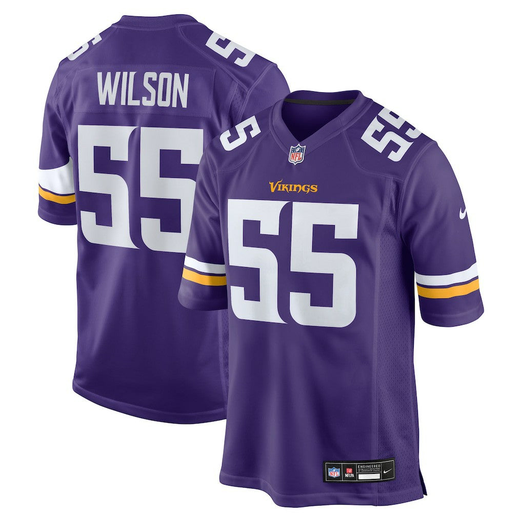 Eric Wilson Minnesota Vikings Team Game Jersey - Purple Jerseys