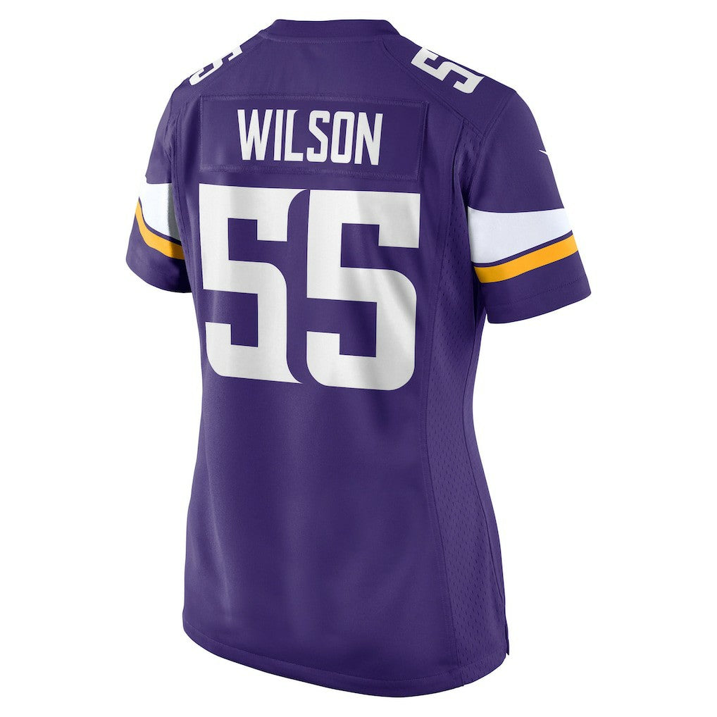 Eric Wilson Minnesota Vikings Women's Team Game Jersey - Purple Jerseys
