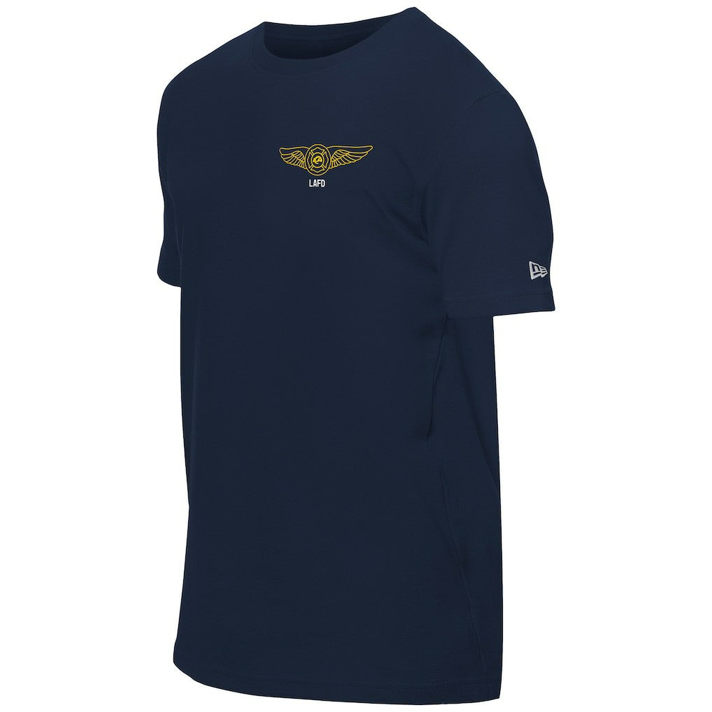 Los Angeles Rams x LAFD New Era Air Ops T-Shirt - Navy T-shirts