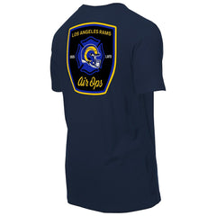 Los Angeles Rams x LAFD New Era Air Ops T-Shirt - Navy T-shirts