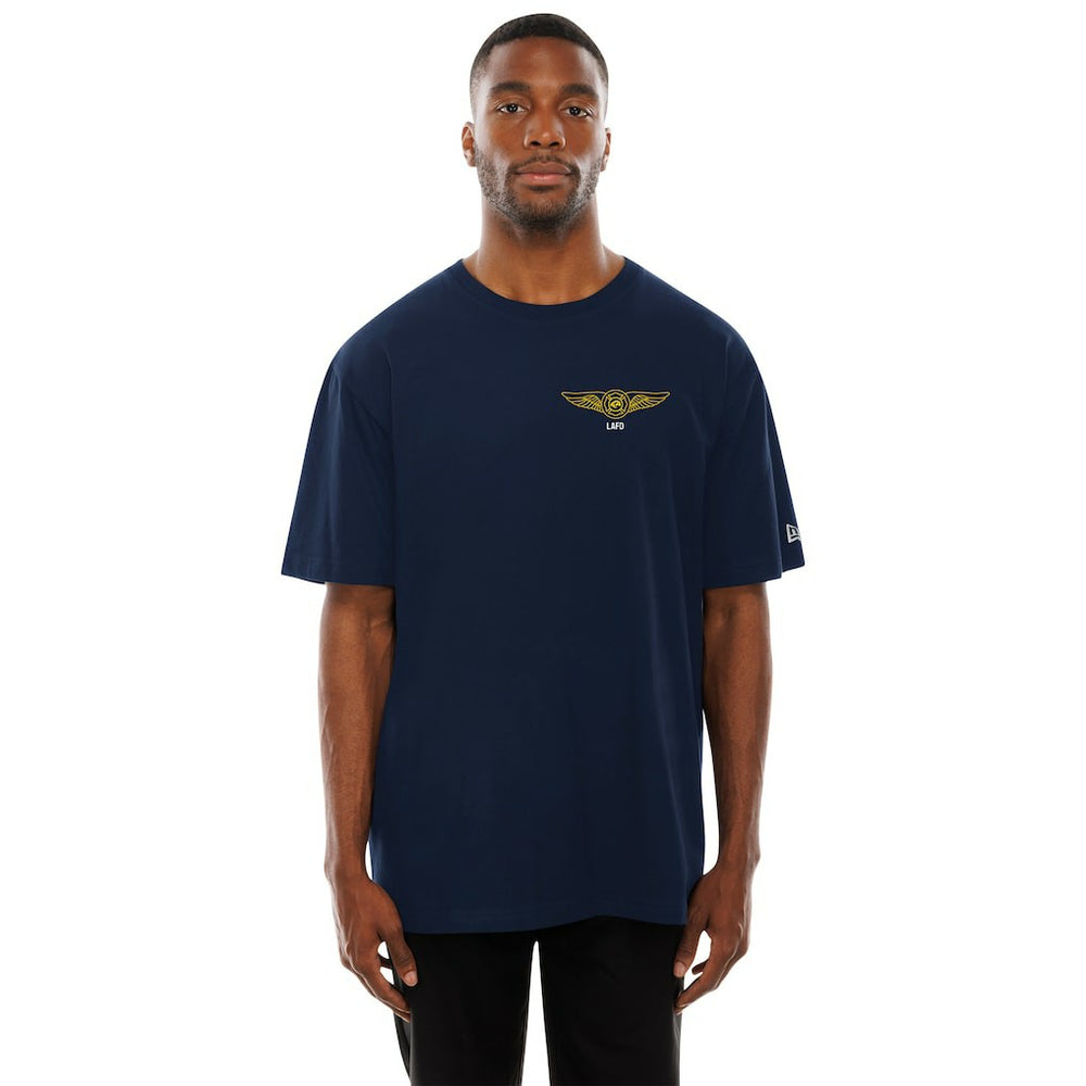 Los Angeles Rams x LAFD New Era Air Ops T-Shirt - Navy T-shirts