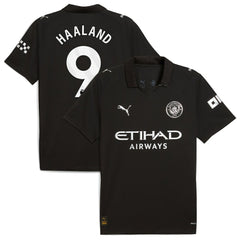 Erling Haaland Manchester City 2025/26 Away Replica Player Jersey Black - Puma cheap