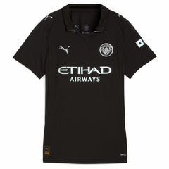 Erling Haaland Manchester City Women's 2025/26 Away Replica Player Jersey Black - Puma on sale