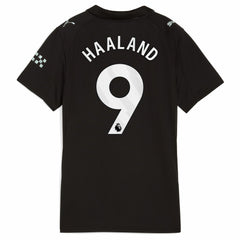 Erling Haaland Manchester City Women's 2025/26 Away Replica Player Jersey Black - Puma on sale