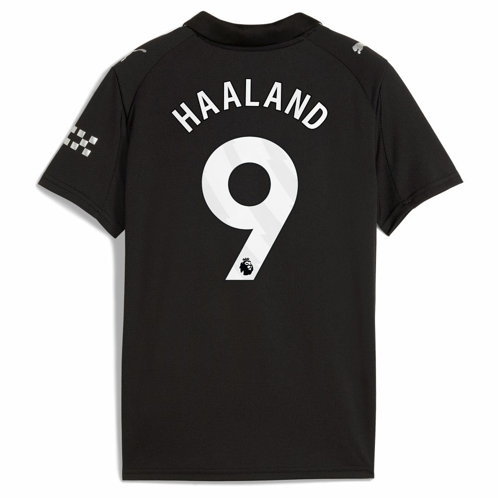 Erling Haaland Manchester City Youth 2025/26 Away Replica Player Jersey Black - Puma discount