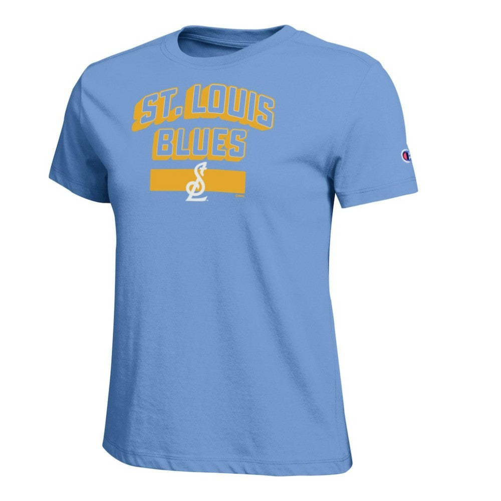St. Louis Blues Champion Women's Team T-Shirt - Light Blue | US 203339626
